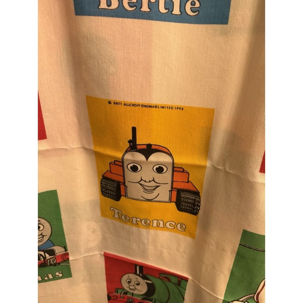 Set Of 2 Vintage 1992 Thomas The Train Tank‎ Engine & Friends Curtains 64